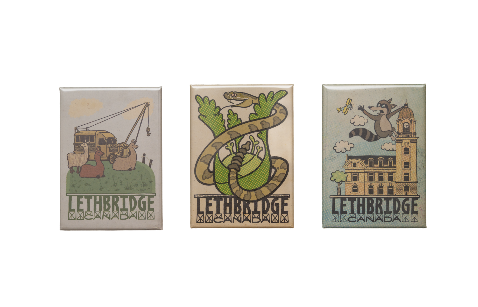 Lethbridge Fridge Magnet