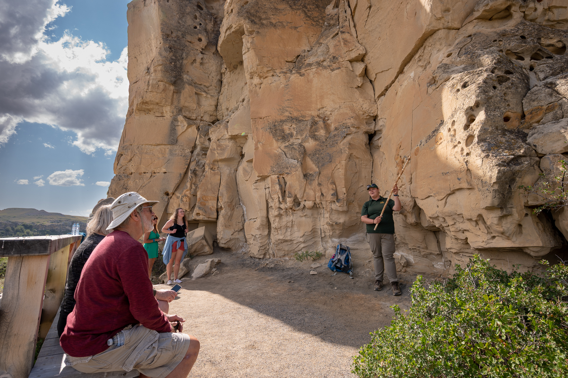 Writing on Stone Provincial Park/Áísínai’pi