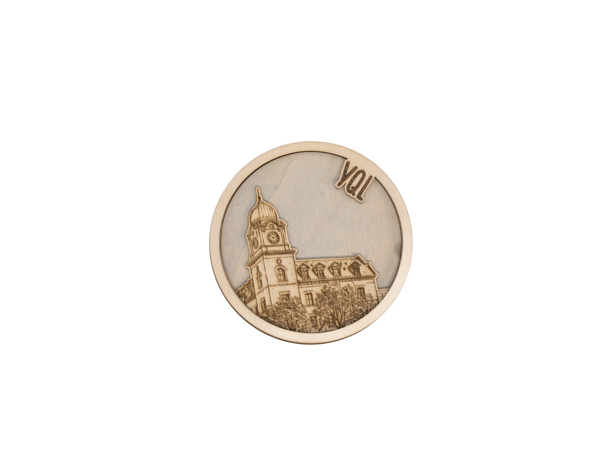 Post Building YQL Fridge Magnet